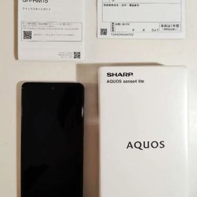 【SIMフリー】AQUOS SENSE4 Lite SH-RM15 シルバー
