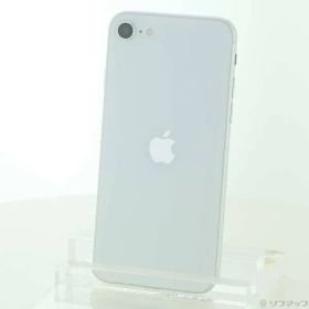 〔中古品〕 iPhone SE 第2世代 128GB ホワイト MXD12J／A SIMフリー【198】
