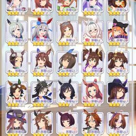 アーモンドアイ完凸 猫マヤノ等 星3キャラ多数 | ウマ娘のアカウントデータ、RMTの販売・買取一覧