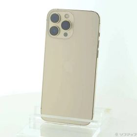 〔中古品〕 iPhone13 Pro Max 128GB ゴールド MLJ63J／A SIMフリー【352】