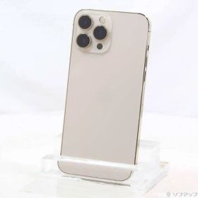 〔中古品〕 iPhone13 Pro Max 128GB ゴールド MLJ63J／A SIMフリー【348】