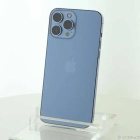 〔中古品〕 iPhone13 Pro Max 128GB シエラブルー MLJ73J／A SIMフリー【305】