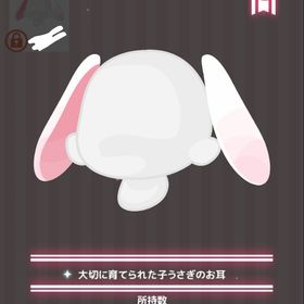 大切に育てられた子うさぎのお耳 | ハロスイ(ハロースイートデイズ)のアカウントデータ、RMTの販売・買取一覧