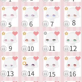 ハロスイ瞳、口、チークアイテム | ハロスイ(ハロースイートデイズ)のアカウントデータ、RMTの販売・買取一覧