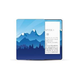 MightySkins Skin Compatible with Kindle Paperwhite 5 6.8-inch 11th Gen (2021) Full Wrap - Blue Mountains | Protective, and Unique Vinyl De_並行輸入