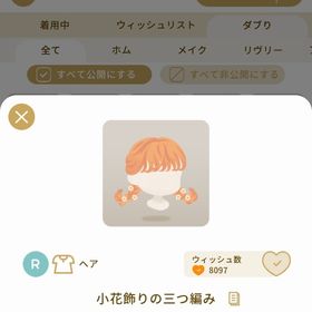 リヴリーアイランド 小花飾りの三つ編み ￥250 | リヴリーアイランドのアイテム、RMTの販売・買取一覧