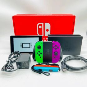 Nintendo Switch 本体 (ニンテンドースイッチ) 2019年 バッテリー強化版 Joy-Conカスタム 任天堂 動作確認済み