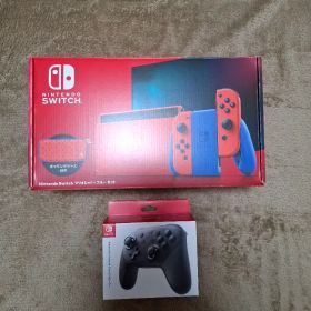 【美品】Nintendo Switch マリオレッド×ブルー