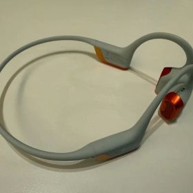 OPENRUN PRO2骨伝導イヤホン ライトグレー/オレンジ