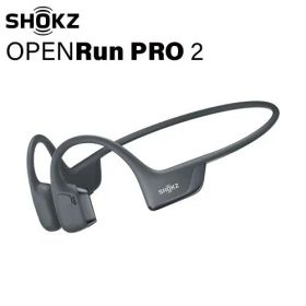 SHOKZ 新世代ワイヤレス骨伝導イヤホン OpenRunPRO2 ブラック SKZ-EP-000030