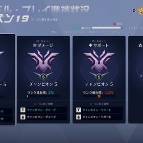 ダメージ&サポート チャンピオンアカウント | オーバーウォッチ2(OW2)のアカウントデータ、RMTの販売・買取一覧