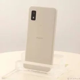 〔中古品〕 AQUOS wish2 64GB アイボリー A204SH Y!mobile SIMフリー【269】