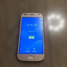 美品、SIMフリー らくらくスマートフォン me F-01L