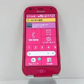らくらくスマートフォン me F-01L ドコモ ピンク 送料無料 本体 c13948