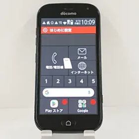 らくらくスマートフォン me F-01L ドコモ ブラック 送料無料 本体 c13955