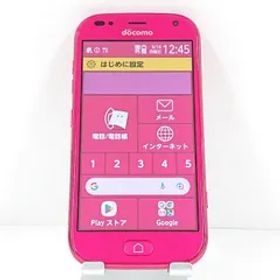 らくらくスマートフォン me F-01L ドコモ ピンク 送料無料 本体 c13970