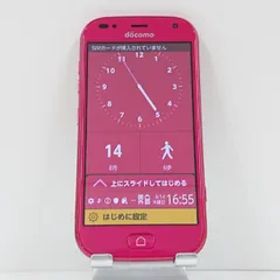 らくらくスマートフォン me F-01L ドコモ ピンク 送料無料 本体 c13944