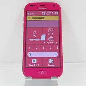 らくらくスマートフォン me F-01L ドコモ ピンク 送料無料 本体 c13966