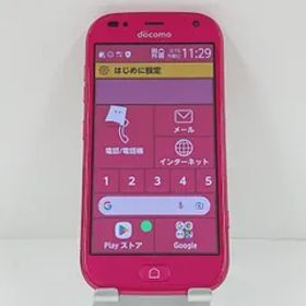 らくらくスマートフォン me F-01L ドコモ ピンク 送料無料 本体 c13964
