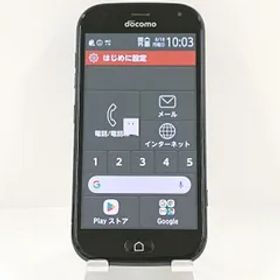 らくらくスマートフォン me F-01L ドコモ ブラック 送料無料 本体 c13954