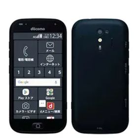 【中古】 F-01L らくらくスマートフォンme ブラック SIMフリー 本体 ドコモ スマホ【送料無料】 f01lbk7mtm
