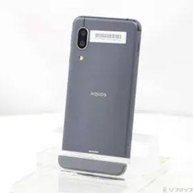 〔中古品〕 AQUOS sense3 64GB ブラック SHV45 auロック解除SIMフリー【348】