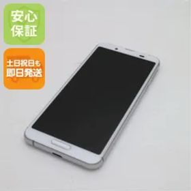 新品同様 SHV45 シルバーホワイト スマホ 本体 白ロム 土日祝発送OK 03000