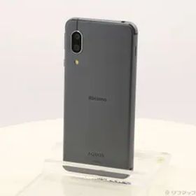 〔中古品〕 AQUOS sense3 64GB ブラック SH-02M docomo【371】