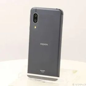 〔中古品〕 AQUOS sense3 64GB ブラック SH-M12 SIMフリー【295】