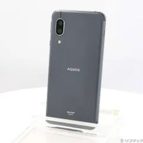 〔中古品〕 AQUOS sense3 64GB ブラック SH-M12 SIMフリー【269】