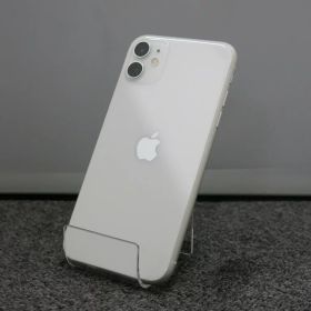 エーユー au iPhone11 64GB White MWLU2J/A 本体のみ【ネットワーク利用制限○】 【中古】
