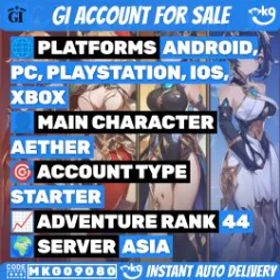 ✨👑 ASIA AR44 👑 ⭐⭐⭐⭐⭐x6 🌠 22 キャラクター 📦 宵宮🔥 ジーン🌬️・モナ💧(Skyward Atlas📘) 七気❄️!MKG09080