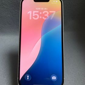 美品 国内版 SIMフリー iPhone13 128GB スターライト色