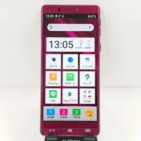 シンプルスマホ5 A001SH SoftBank ワインレッド 送料無料 本体 c12314