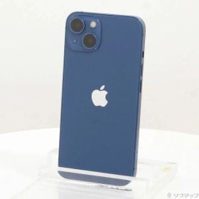 〔中古品〕 iPhone13 128GB ブルー MLNG3J／A SIMフリー【377】