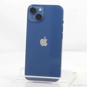 〔中古品〕 iPhone13 128GB ブルー MLNG3J／A SIMフリー【196】
