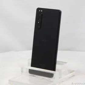 〔中古品〕 Xperia 1 II 128GB ブラック SO-51A docomoロック解除SIMフリー【297】