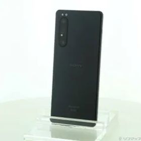 〔中古品〕 Xperia 1 II 128GB ブラック SO-51A docomoロック解除SIMフリー【295】