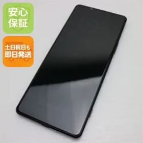 超美品 SOG01 Xperia 1 II ブラック スマホ 白ロム 土日祝発送OK 03000