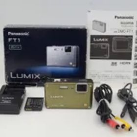 美品 Panasonic パナソニック LUMIX DMC-FT1 コンパクトデジタルカメラ グリーン 元箱付 251204v