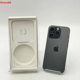 【中古】iPhone15 Pro 256GB ブラックチタニウム MTUC3J/A SoftBank版SIM