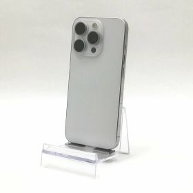 【中古品】Apple(アップル) 【プレミアムホリデーセール】iPhone 15 Pro / 2023 / 128GB / ホワイトチタニウム / 国内版SIMフリー / ランク:B / MTU83J/A / A3101 【中古品管理番号:37709】