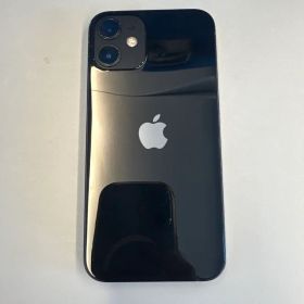 Apple iPhone 12mini ブラック ガラスケース付き