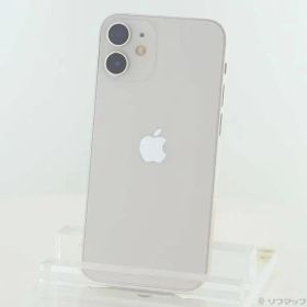 〔中古品〕 iPhone12 mini 64GB ホワイト MGA63J／A SIMフリー【349】