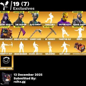 ダクスカ エリートエージェント | フォートナイト(Fortnite)のアカウントデータ、RMTの販売・買取一覧