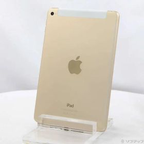 〔中古品〕 iPad mini 4 128GB ゴールド MK782J／A SoftBankロック解除SIMフリー【377】