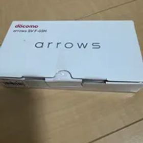 132 未検品 FUJITSU arrows SV (F-03H) ゴールド Android 16GB docomo データ消去済 動作未確認