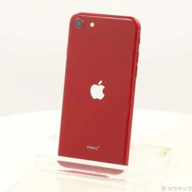 【中古】Apple(アップル) iPhone SE 第3世代 128GB プロダクトレッド MMYH3J／A SIMフリー 【368-ud】