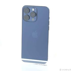 〔中古〕Apple(アップル) iPhone15 Pro Max 256GB ブルーチタニウム MU6T3J／A SIMフリー〔297-ud〕