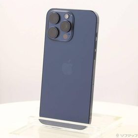 〔中古〕Apple(アップル) iPhone15 Pro Max 256GB ブルーチタニウム MU6T3J／A SIMフリー〔371-ud〕